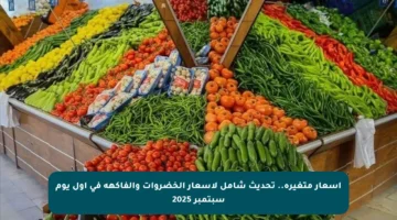 أسعار متغيرة.. تحديث شامل لأسعار الخضروات والفاكهة في أول يوم سبتمبر 2025
